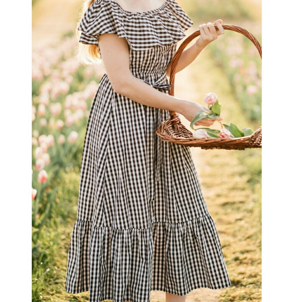 Grace Elements Gingham Dress